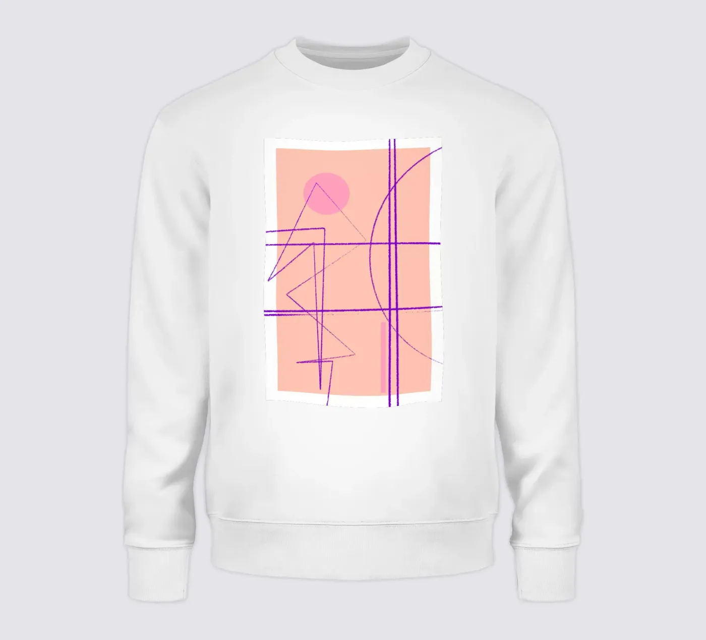 Angular Lines No 14 felpa da treechild