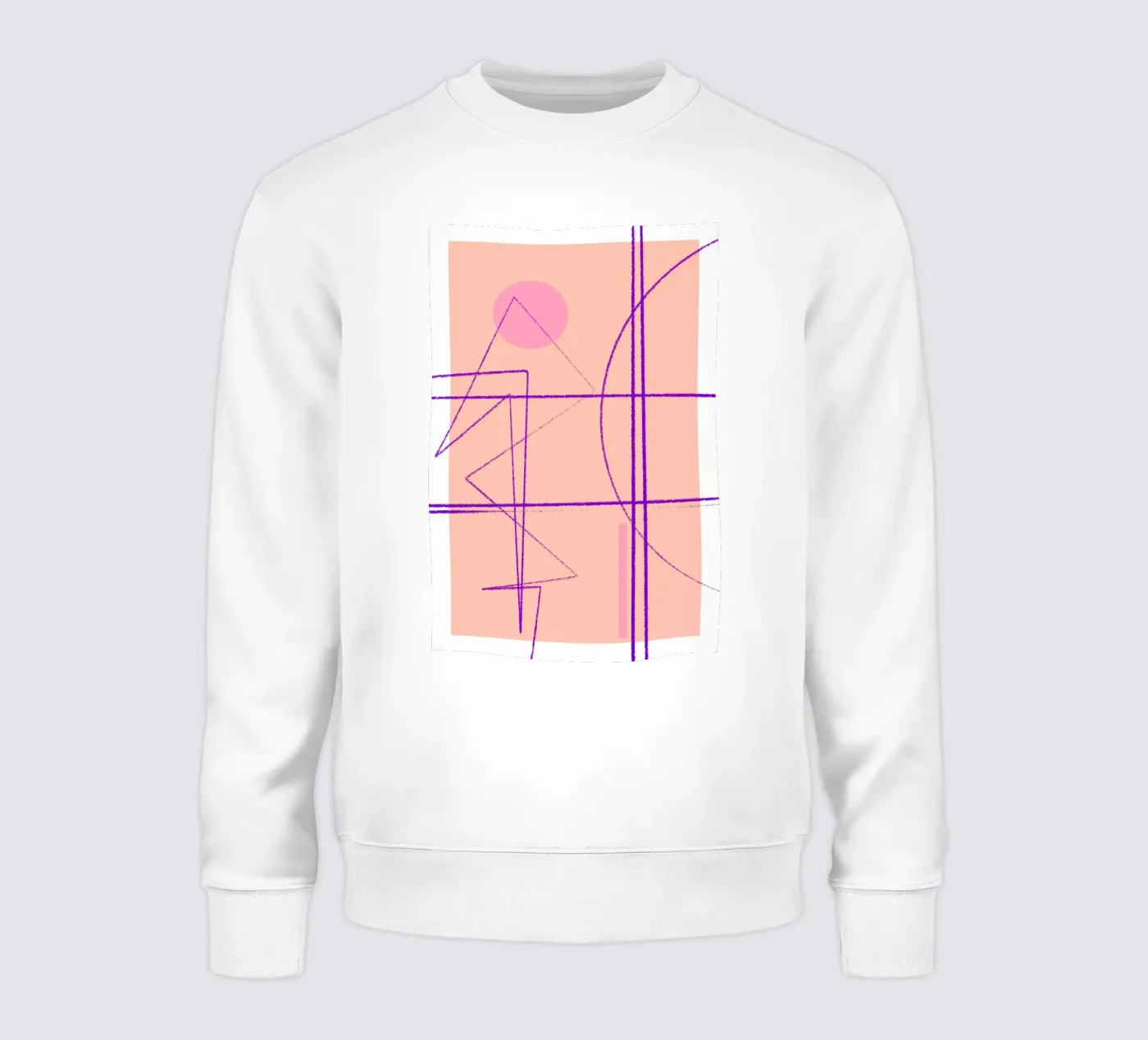 Angular Lines No 14 felpa da treechild