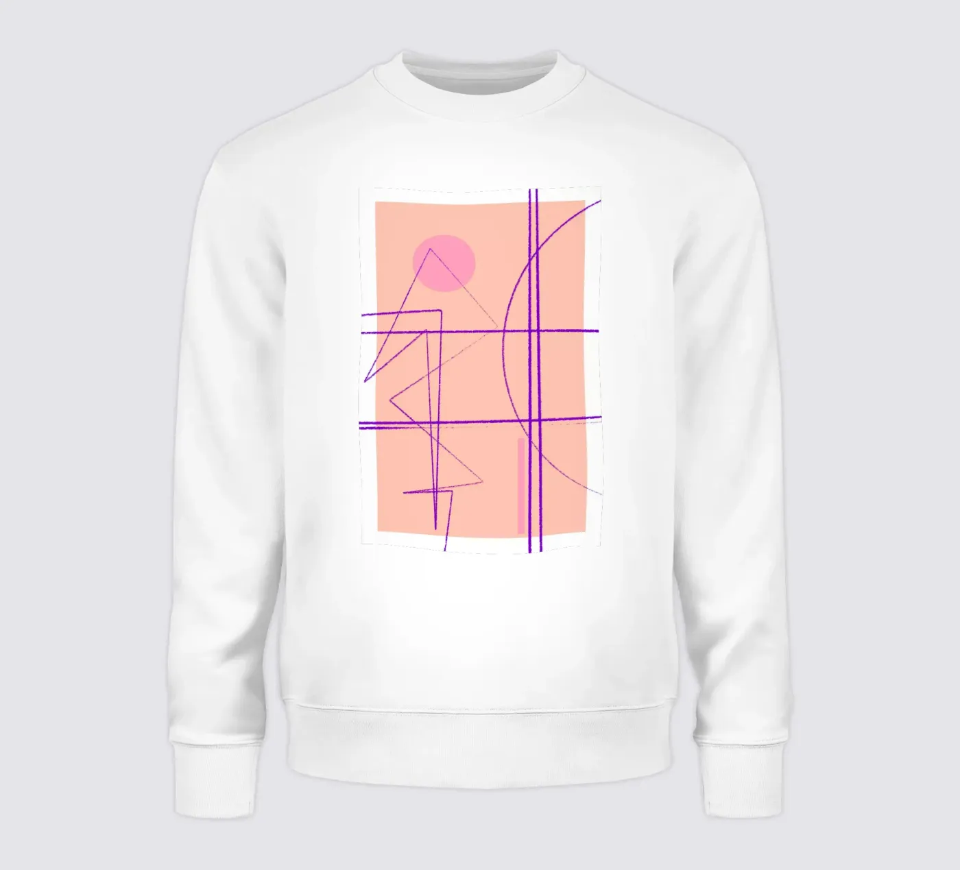 Angular Lines No 14 felpa da treechild