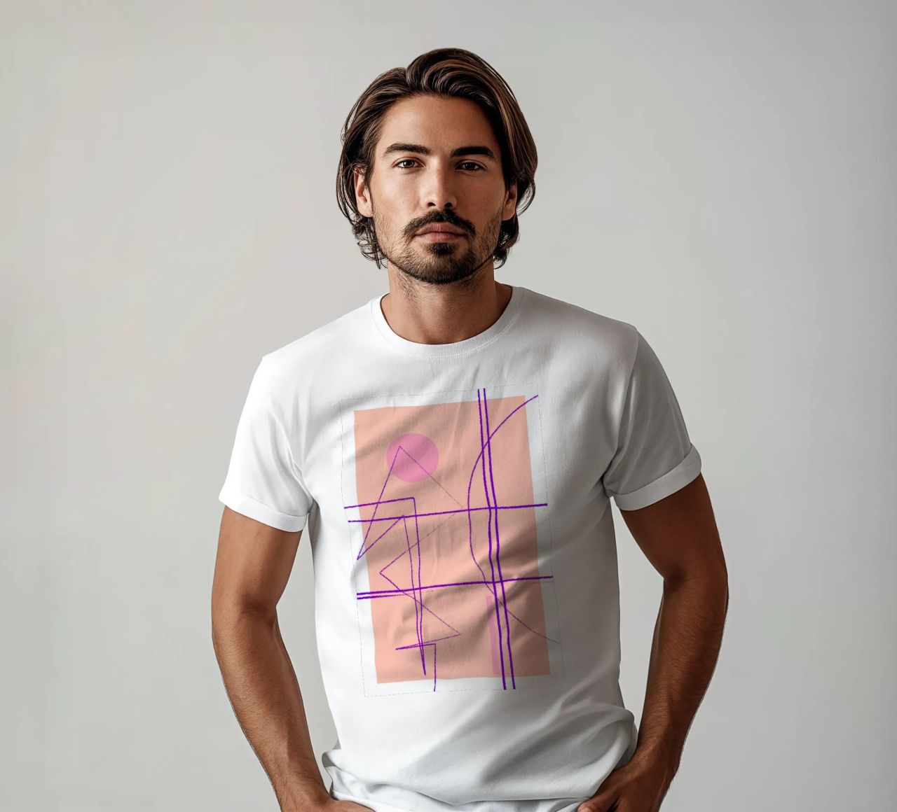Angular Lines No 14 T-Shirt von treechild