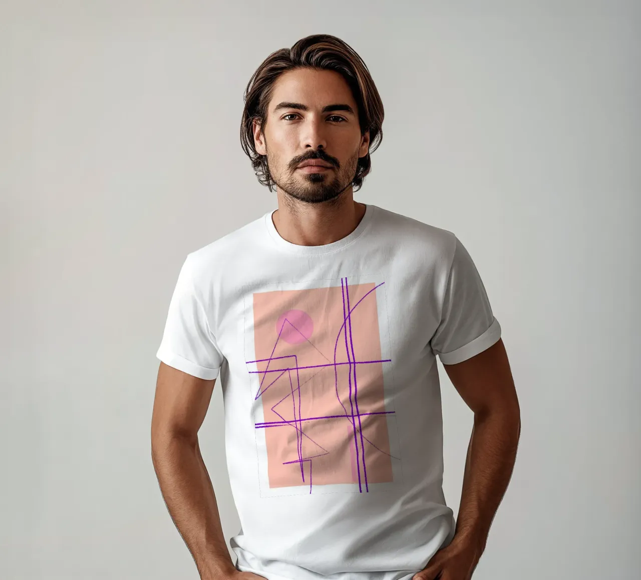 Angular Lines No 14 t-shirt van treechild