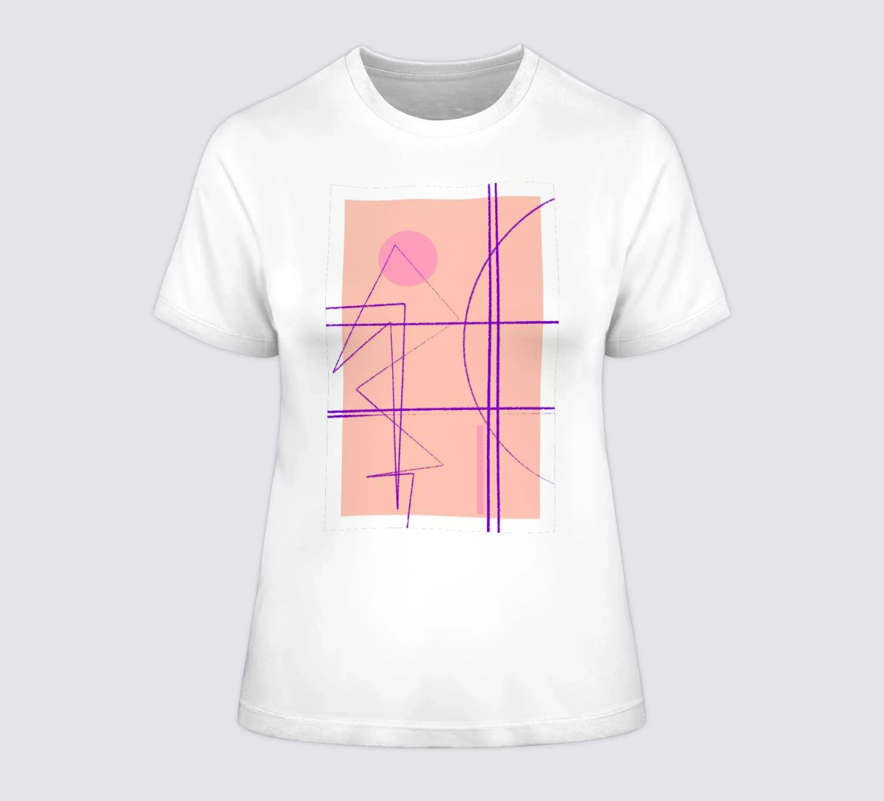 Angular Lines No 14 t-shirt da donna da treechild
