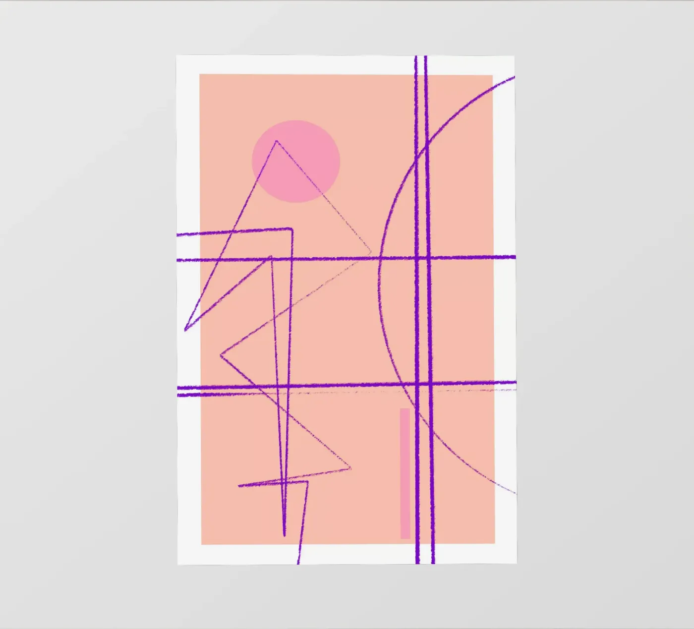 Angular Lines No 14 backlit folie van treechild