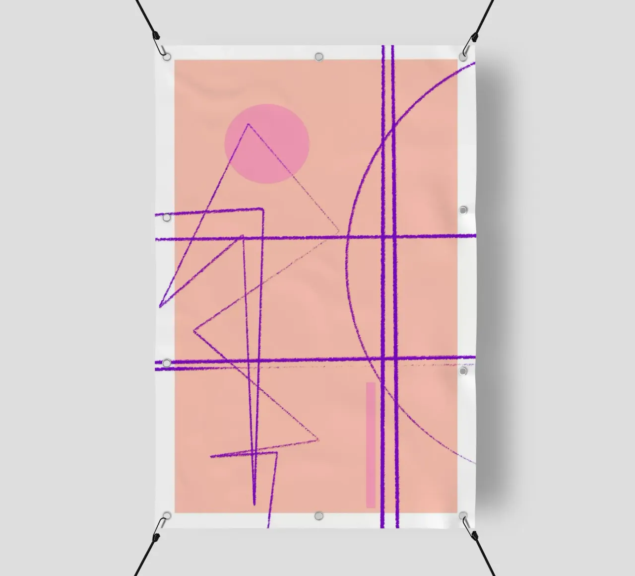 Angular Lines No 14 telo in pvc da treechild