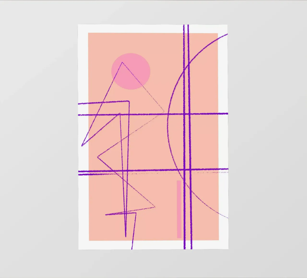 Angular Lines No 14 telo in pvc da treechild
