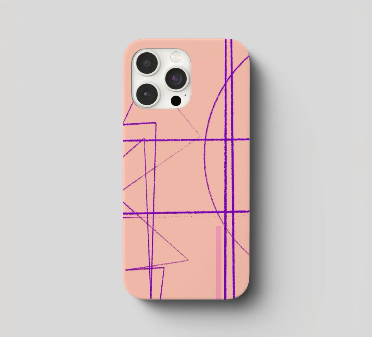 Angular Lines No 14 cover iphone da treechild