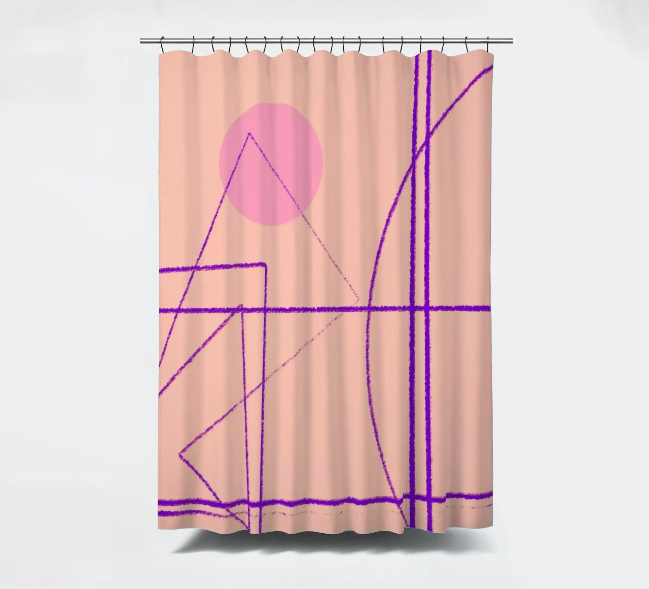 Angular Lines No 14 tenda da doccia da treechild