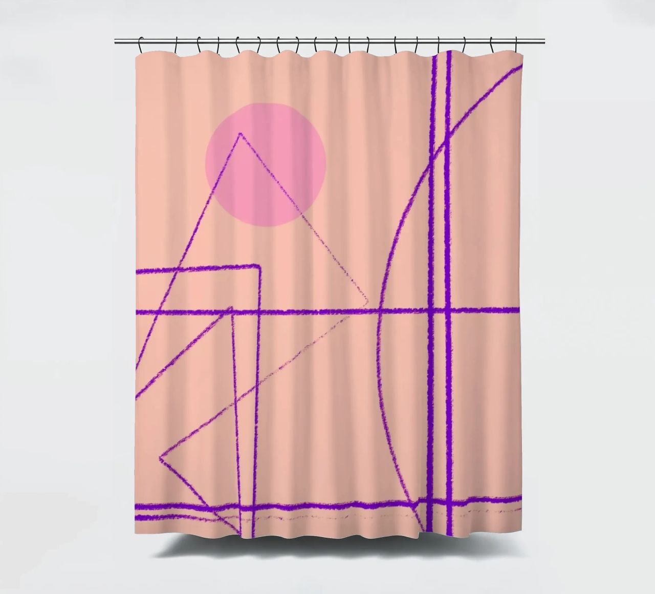 Angular Lines No 14 tenda da doccia da treechild