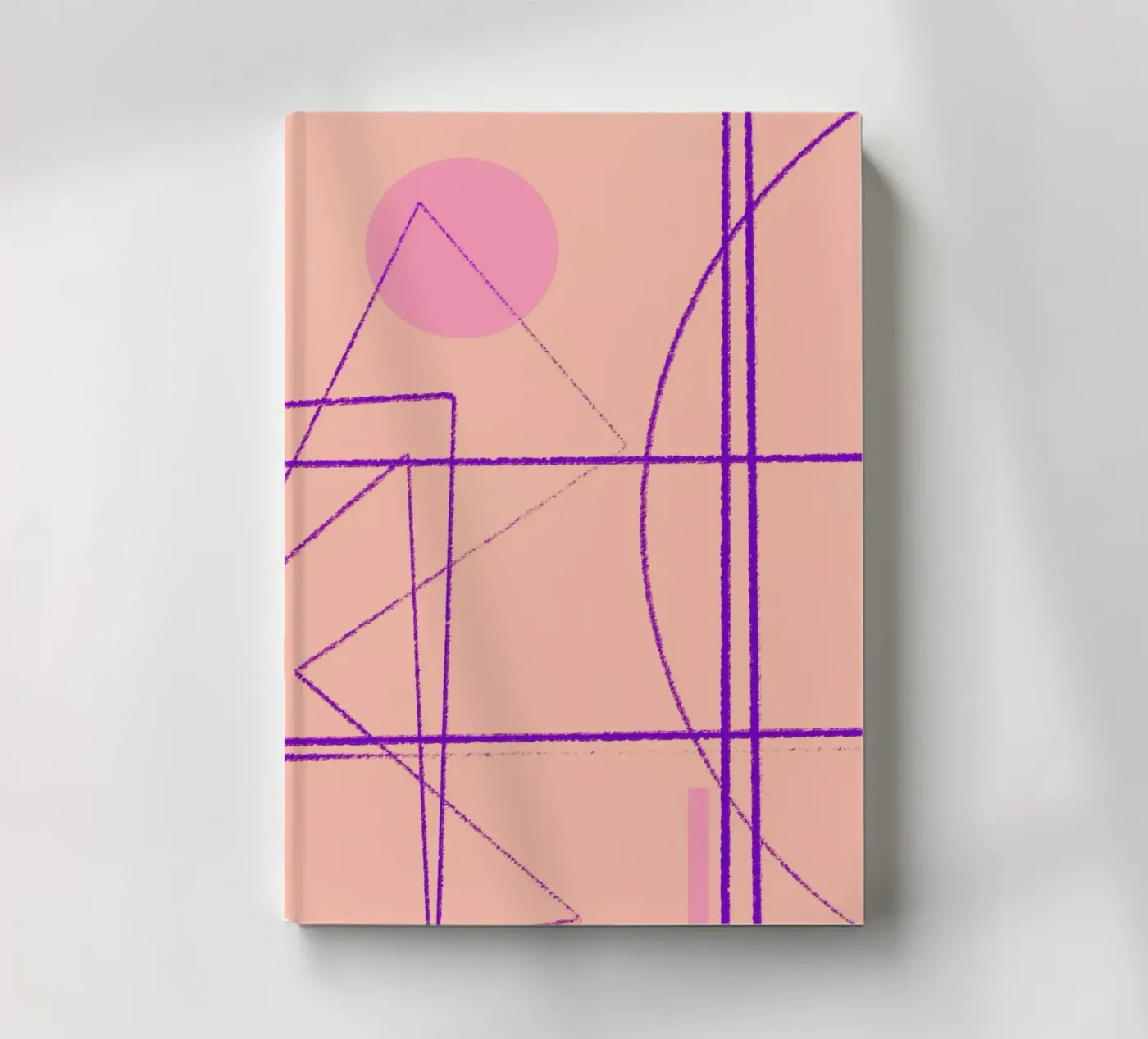 Angular Lines No 14 notebook by treechild