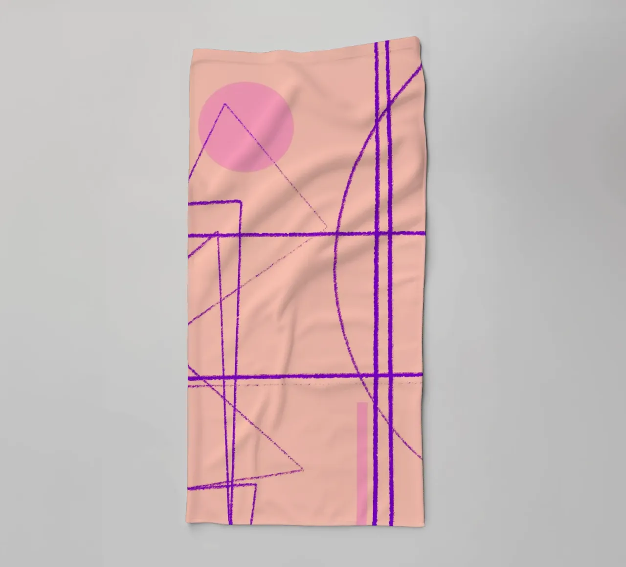 Angular Lines No 14 Handtuch von treechild