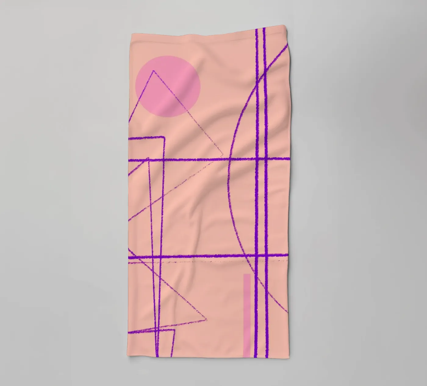 Angular Lines No 14 badhanddoek van treechild