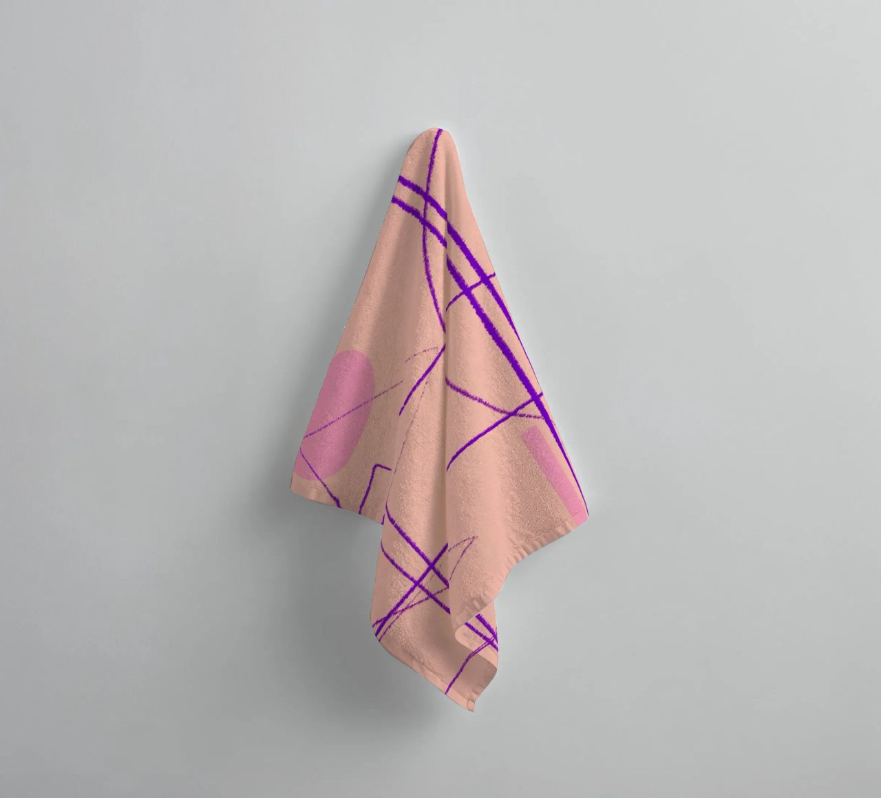 Angular Lines No 14 badhanddoek van treechild