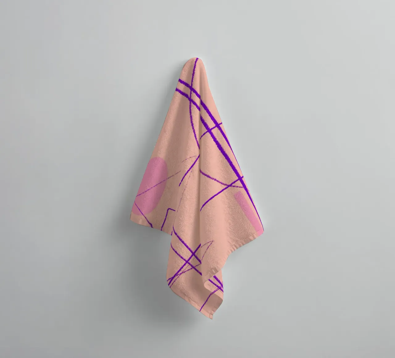 Angular Lines No 14 Handtuch von treechild