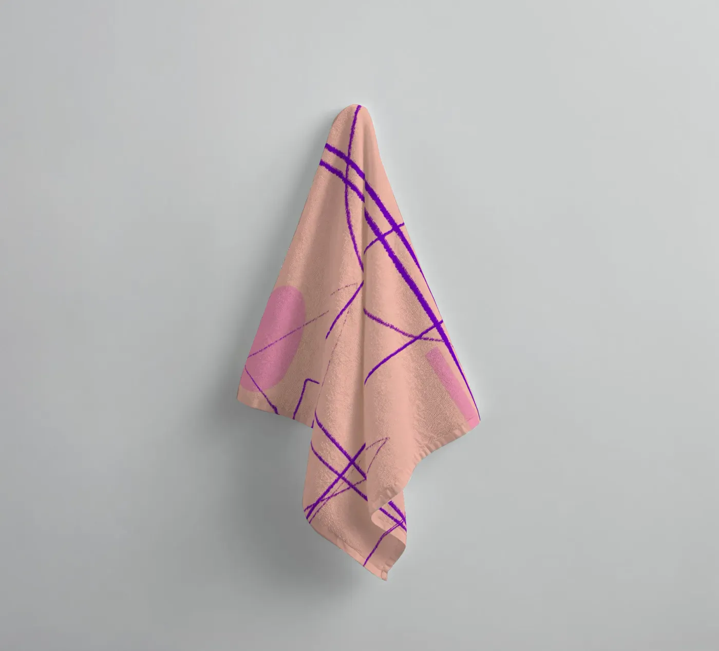 Angular Lines No 14 badhanddoek van treechild