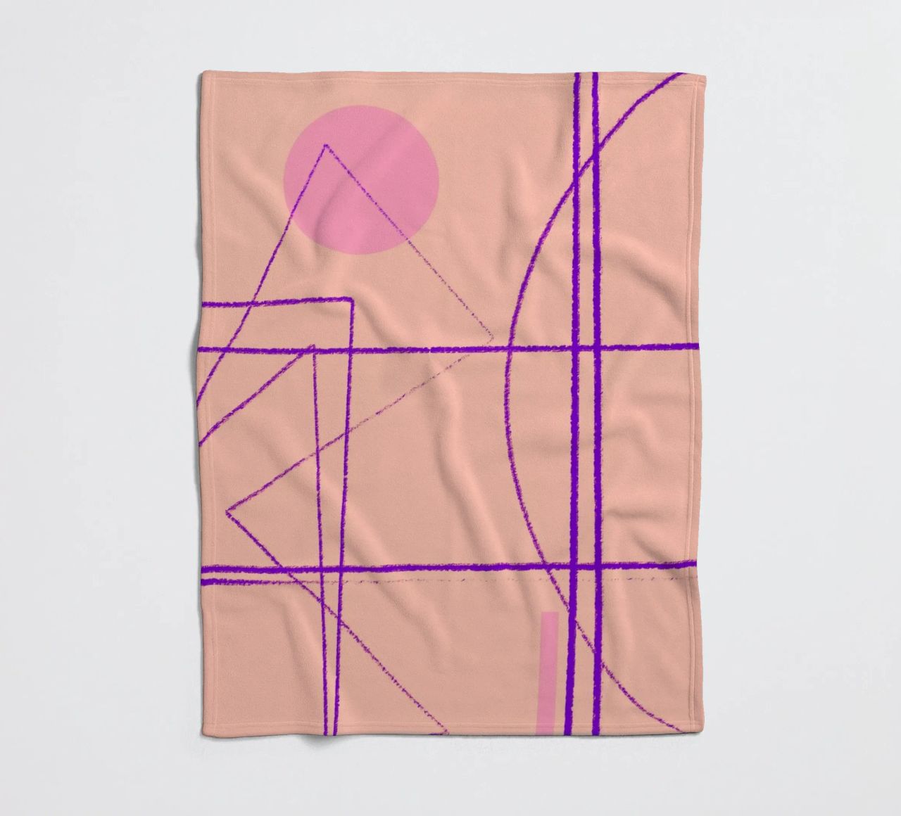 Angular Lines No 14 coperta in pile da treechild