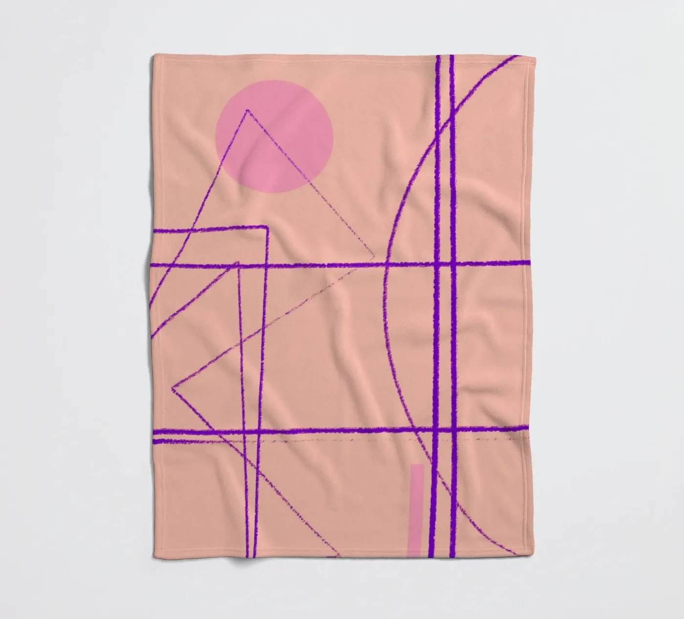 Angular Lines No 14 Fleecedecke von treechild