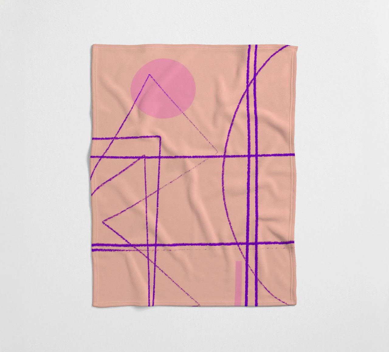 Angular Lines No 14 coperta in pile da treechild