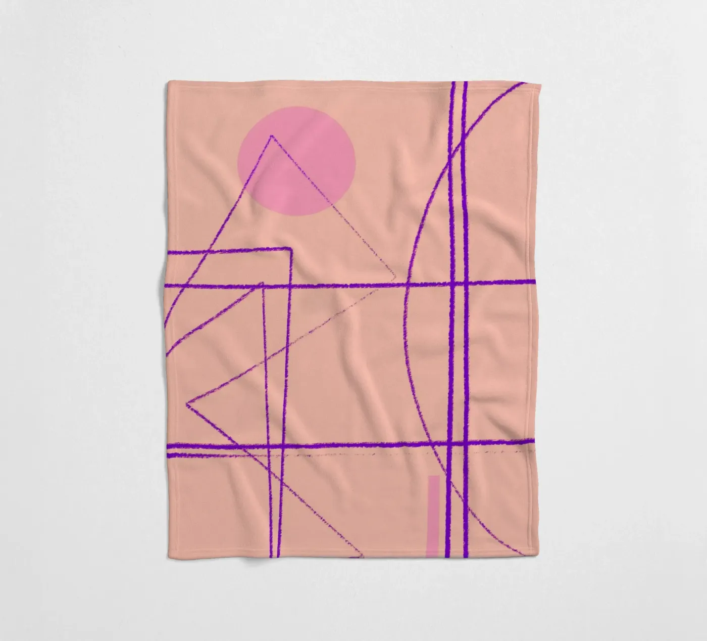 Angular Lines No 14 Fleecedecke von treechild