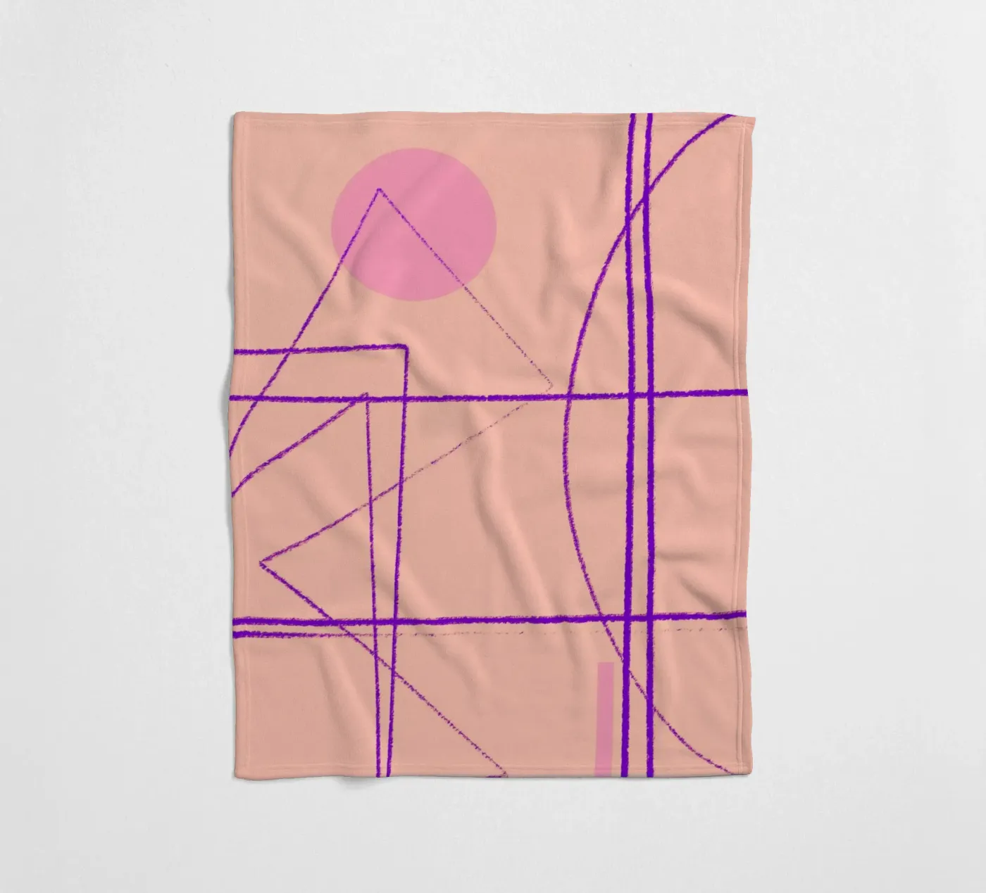 Angular Lines No 14 coperta in pile da treechild