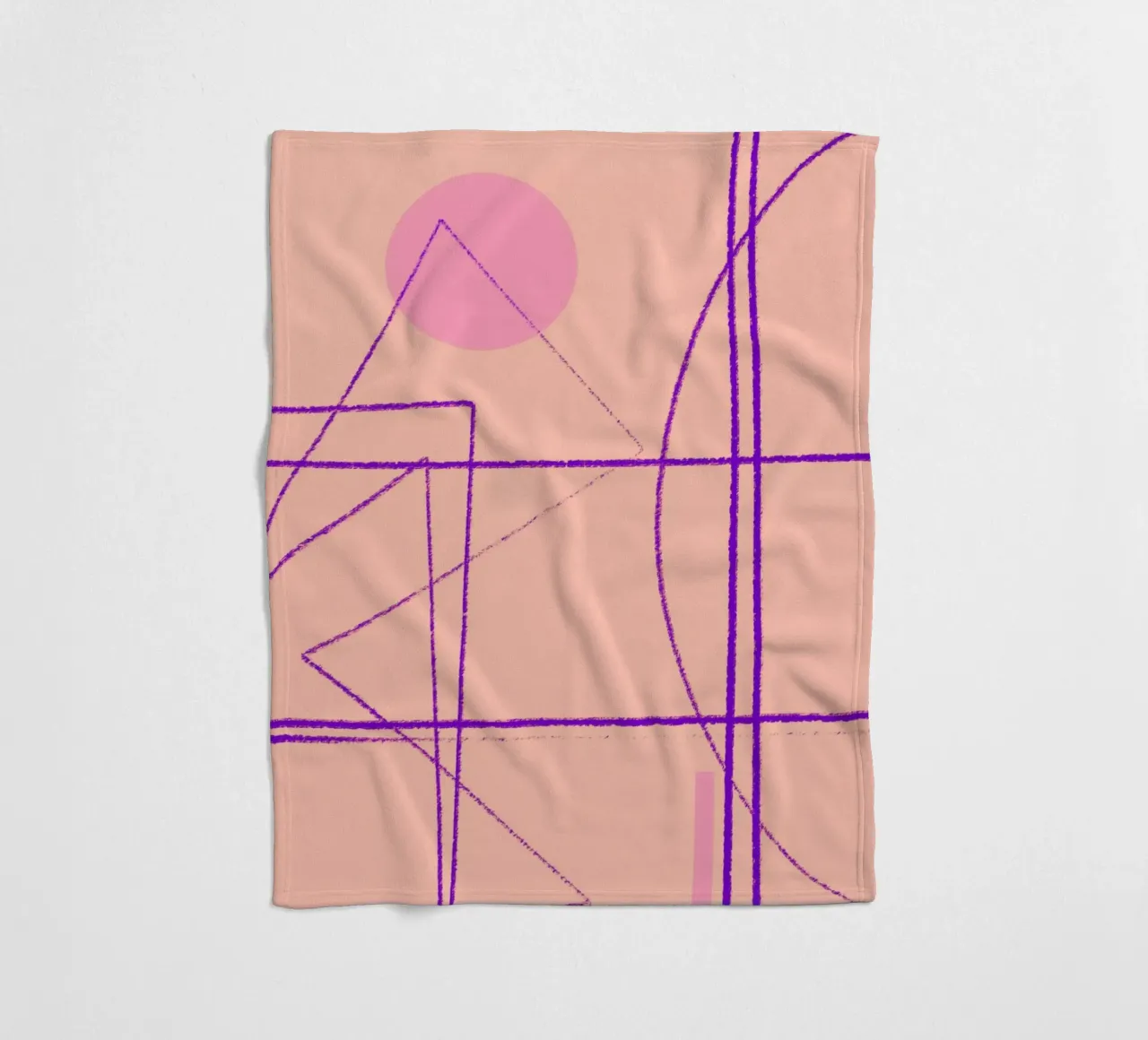 Angular Lines No 14 coperta in pile da treechild
