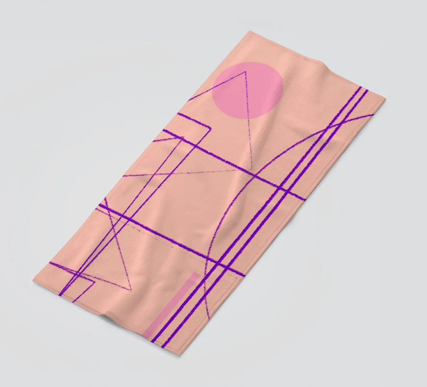 Angular Lines No 14 serviette de plage de treechild