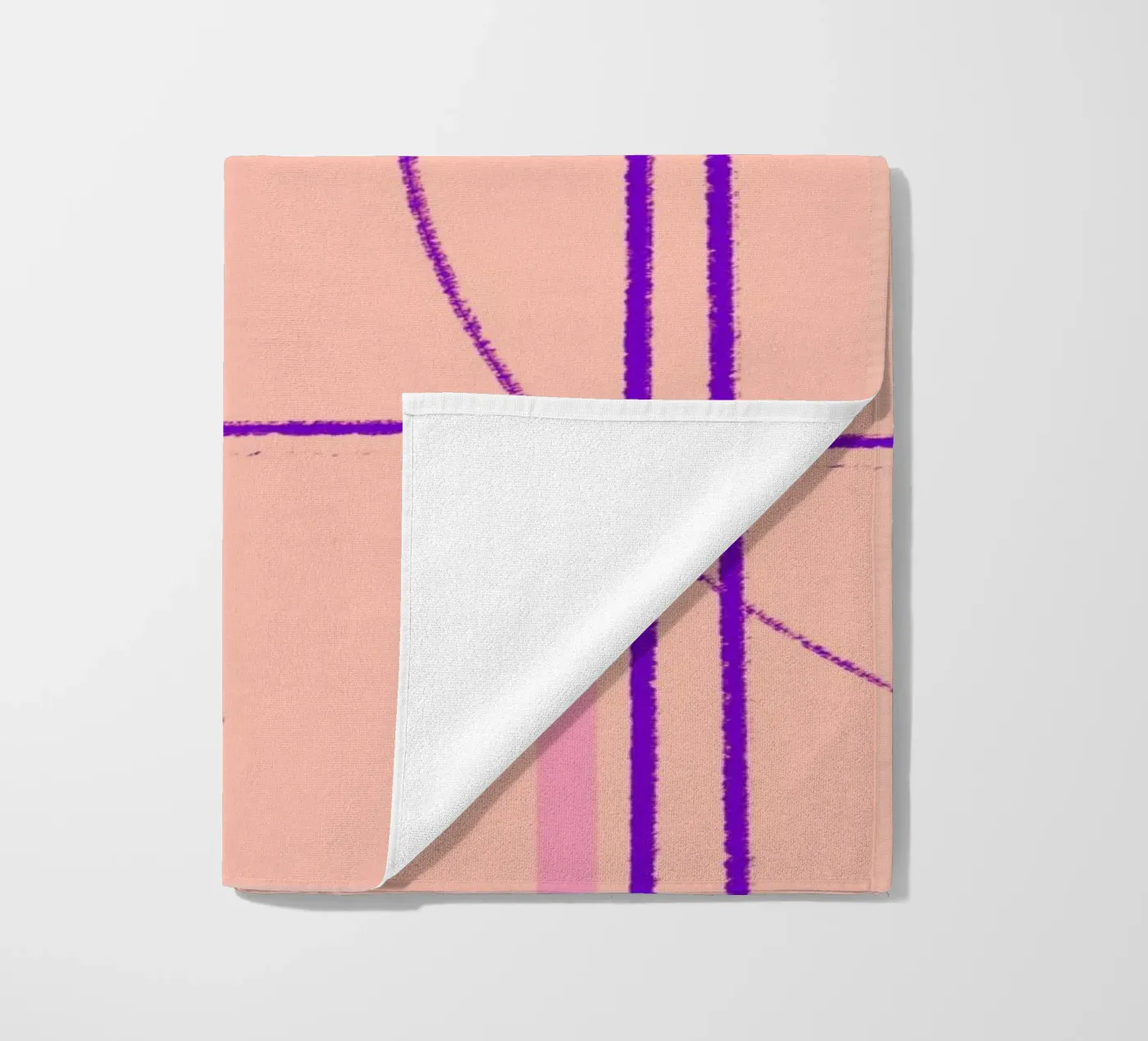 Angular Lines No 14 serviette de plage de treechild