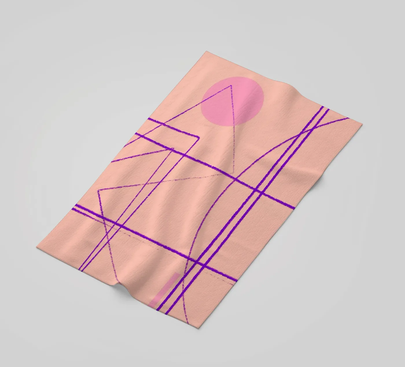 Angular Lines No 14 serviette de plage de treechild