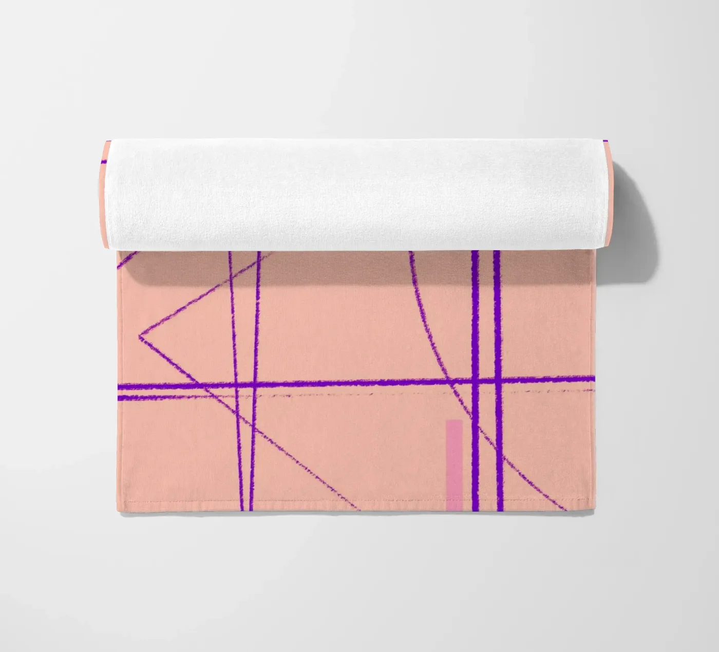 Angular Lines No 14 serviette de plage de treechild