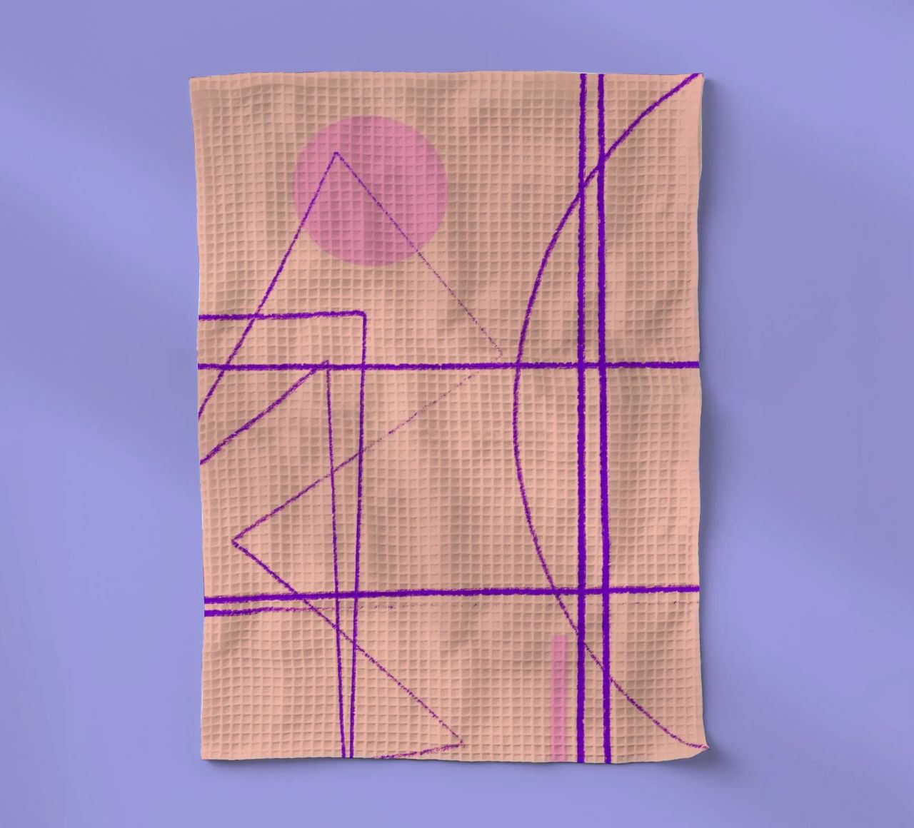Angular Lines No 14 theedoek van treechild