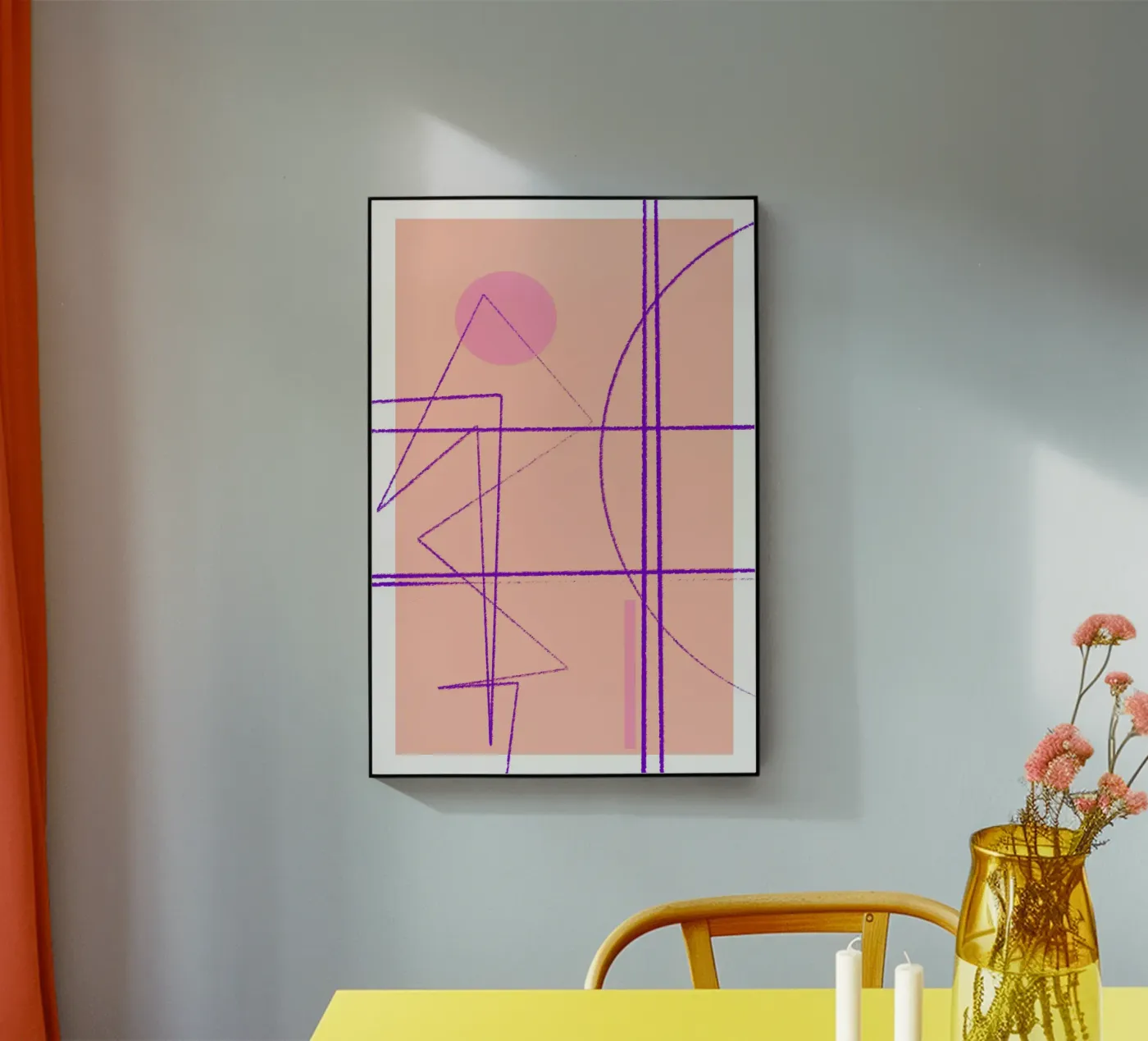 Angular Lines No 14 acrylic glass by treechild