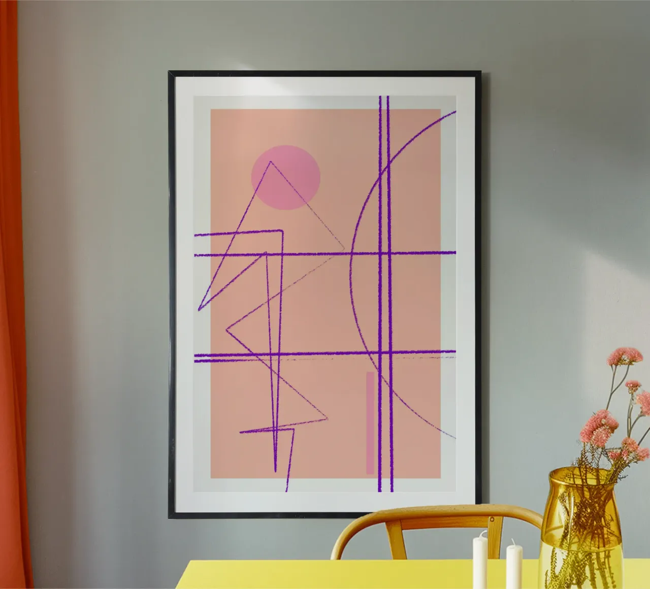 Angular Lines No 14 poster de treechild