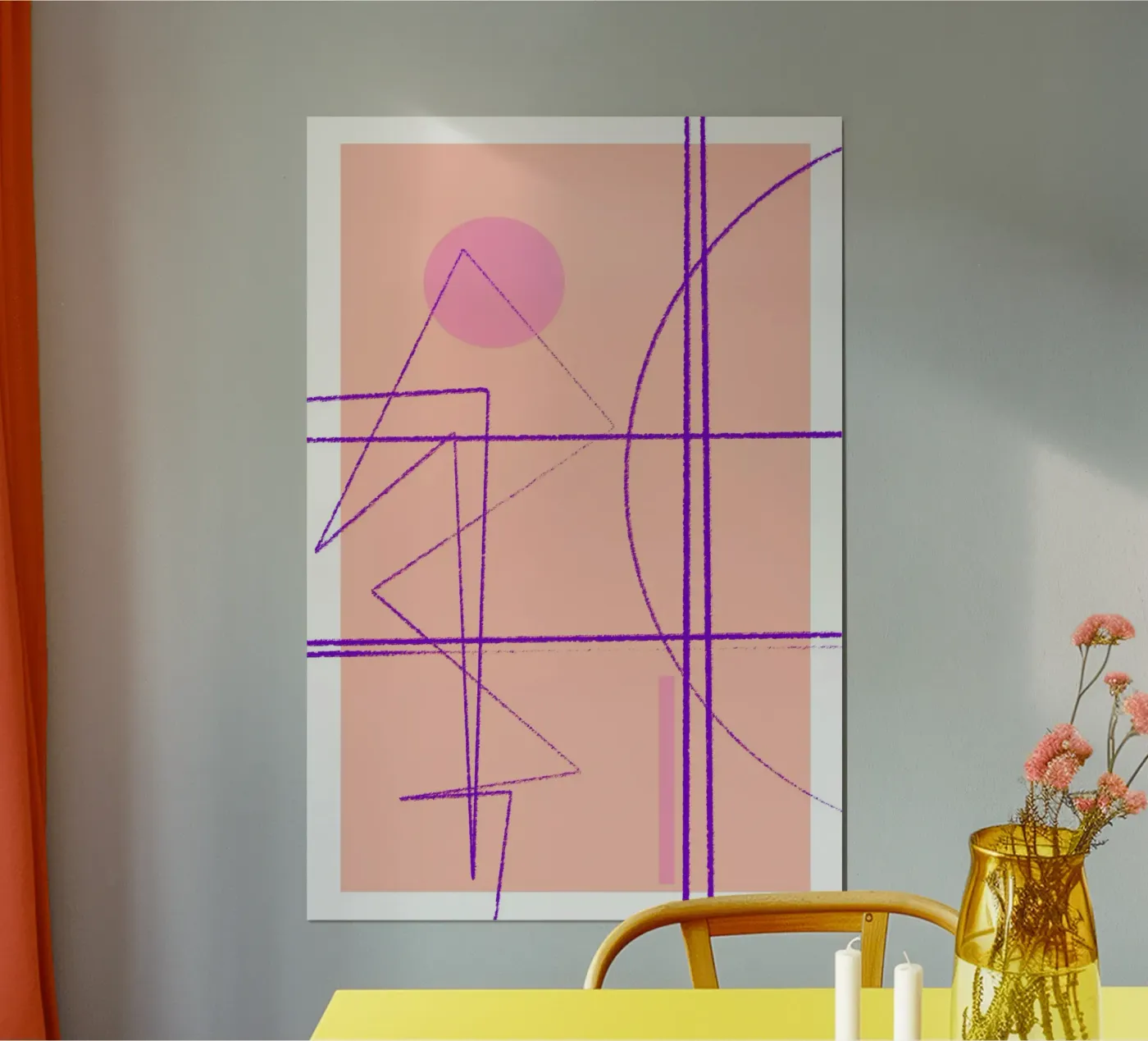 Angular Lines No 14 poster da treechild