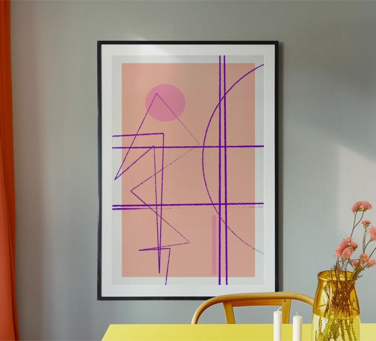 Angular Lines No 14 poster da treechild