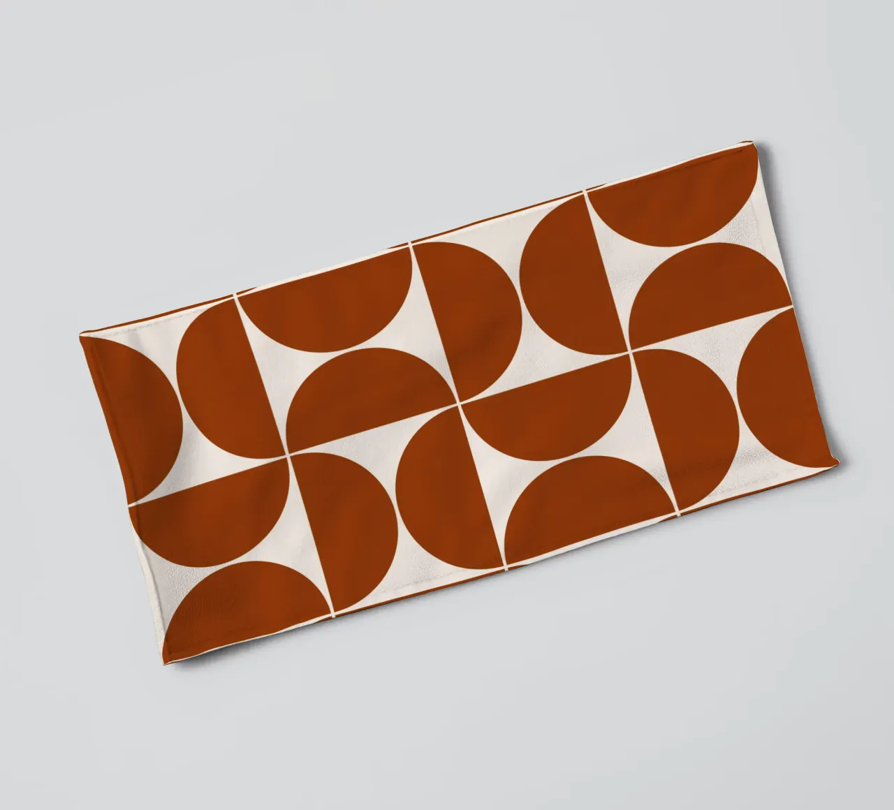 Burnt orange mid century modern serviette de bain de TijanaArtStudio88