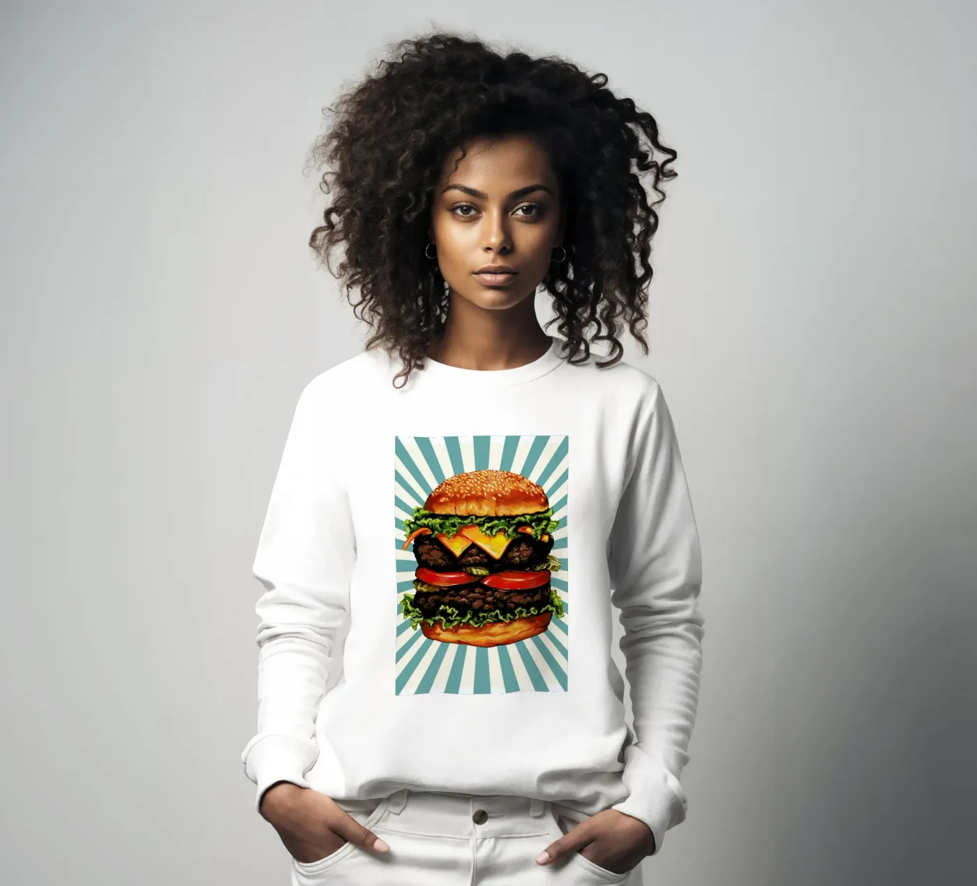 Double Cheeseburger felpa da Kelly Gilleran