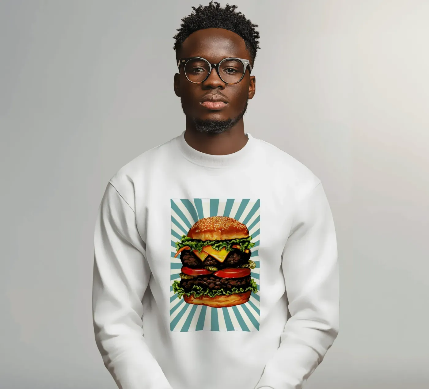 Double Cheeseburger felpa da Kelly Gilleran