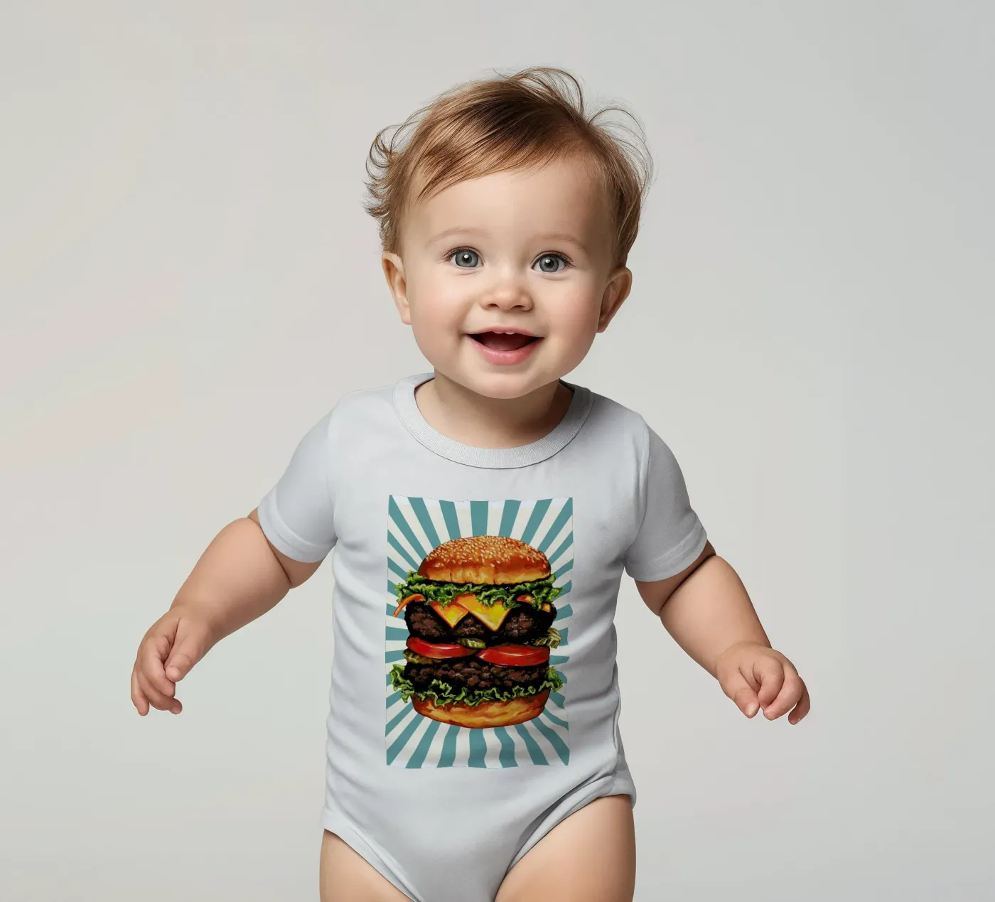 Double Cheeseburger body bébé de Kelly Gilleran