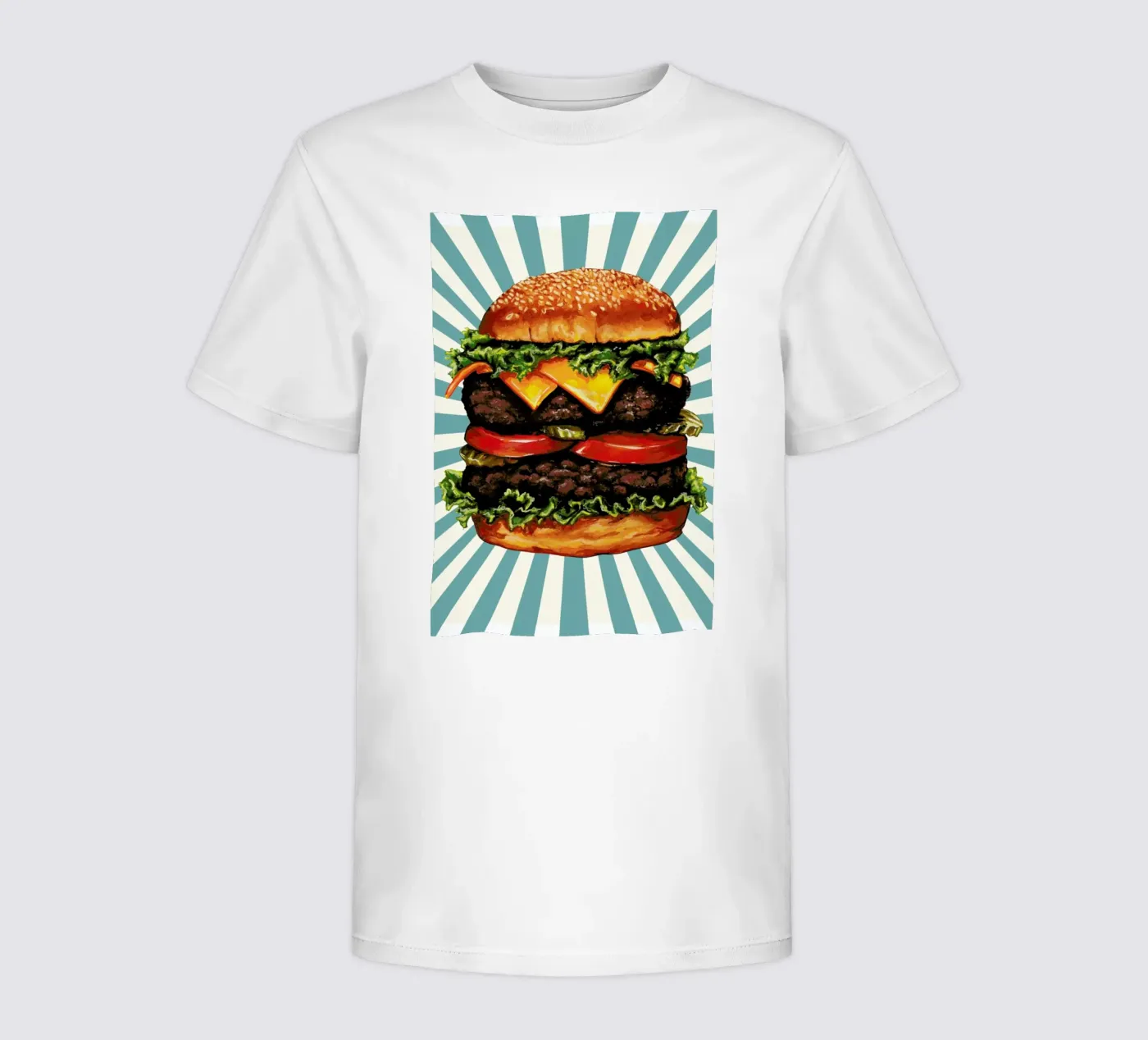 Double Cheeseburger t-shirt bambini da Kelly Gilleran