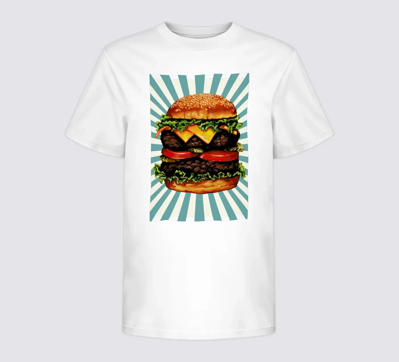 Double Cheeseburger t-shirt bambini da Kelly Gilleran