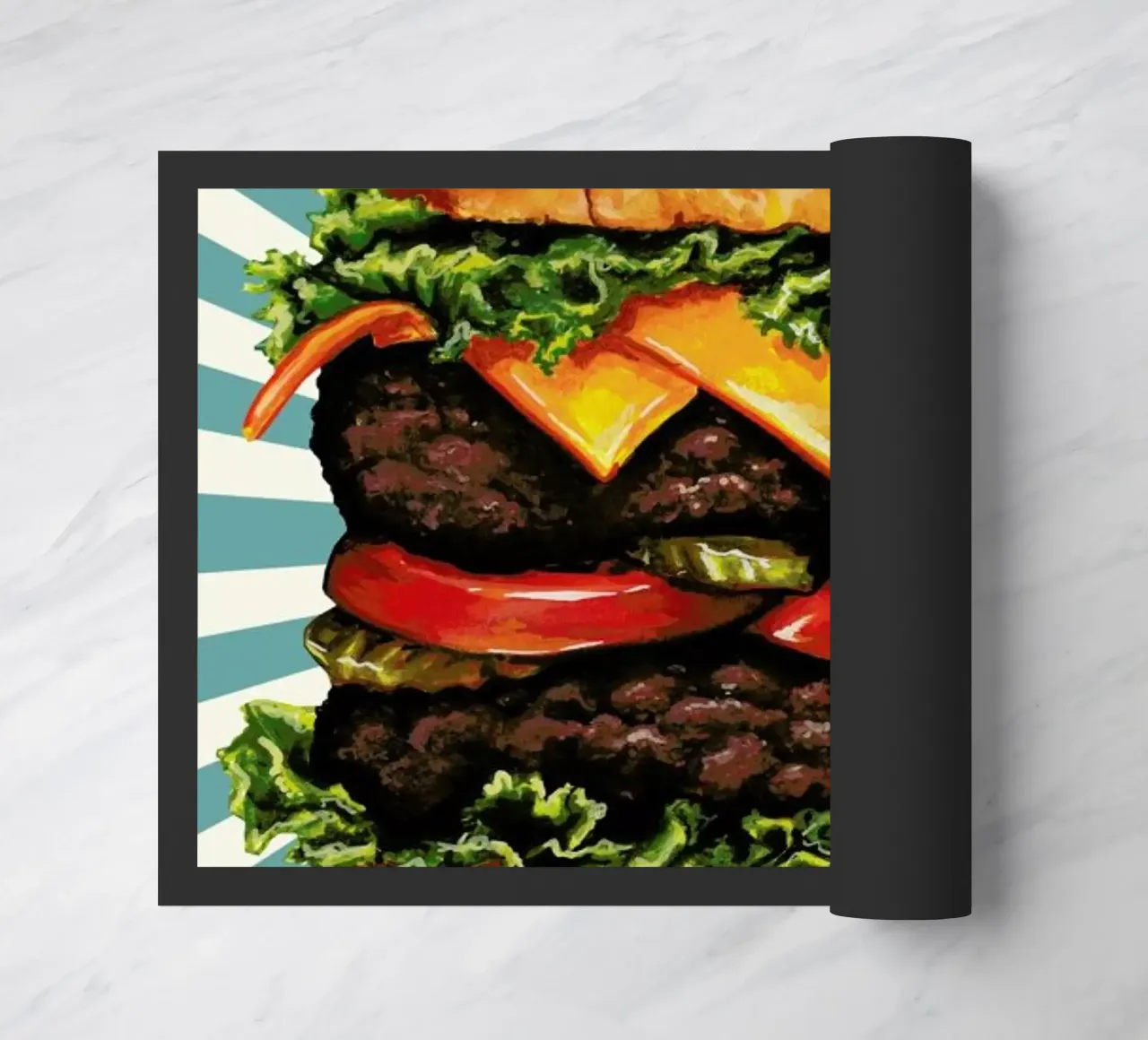 Double Cheeseburger zerbino da Kelly Gilleran