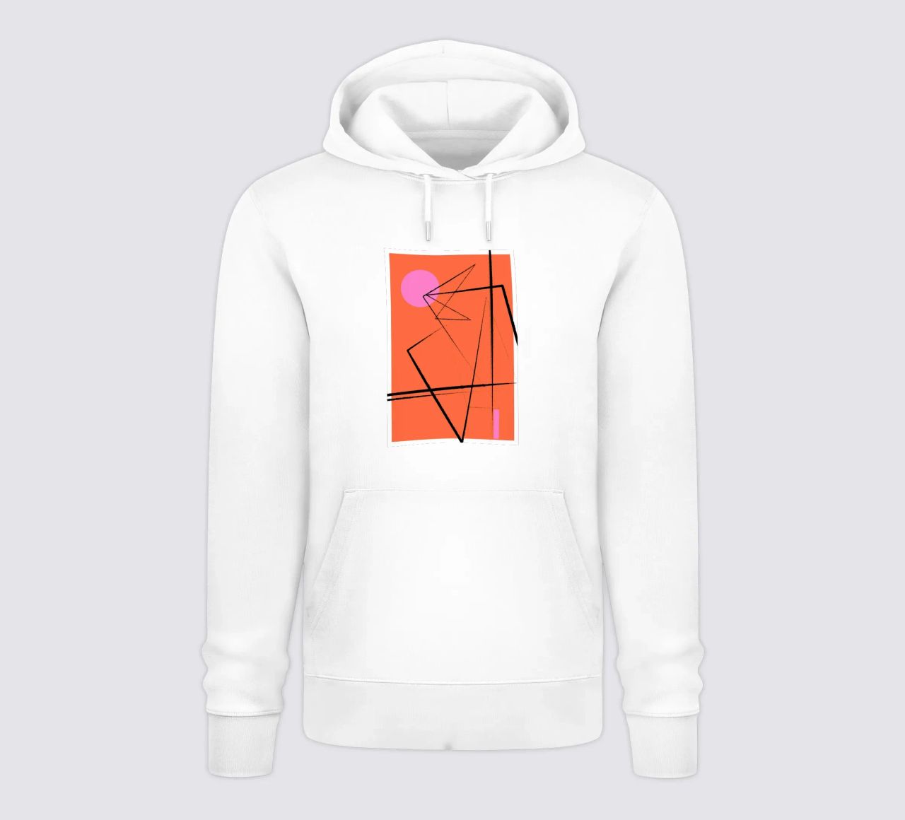 Angular Lines No 15 felpa con cappuccio da treechild
