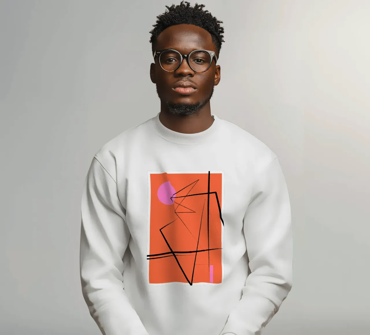 Angular Lines No 15 Sweatshirt von treechild