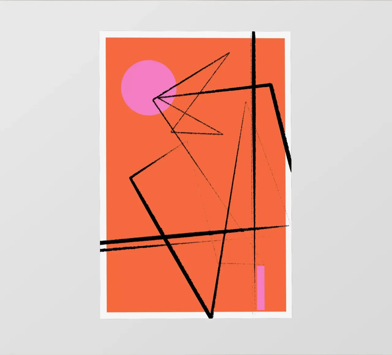 Angular Lines No 15 Backlit Folie von treechild