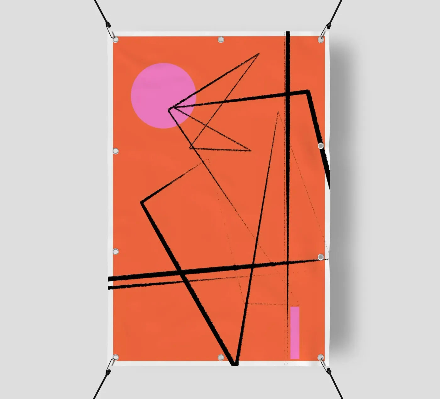 Angular Lines No 15 telo in pvc da treechild