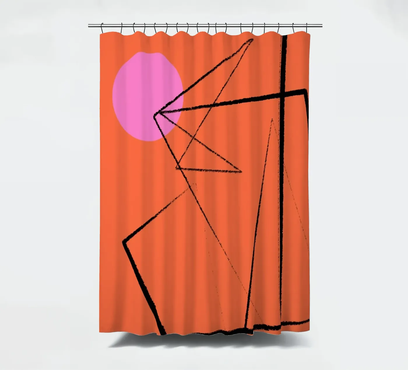 Angular Lines No 15 Duschvorhang von treechild