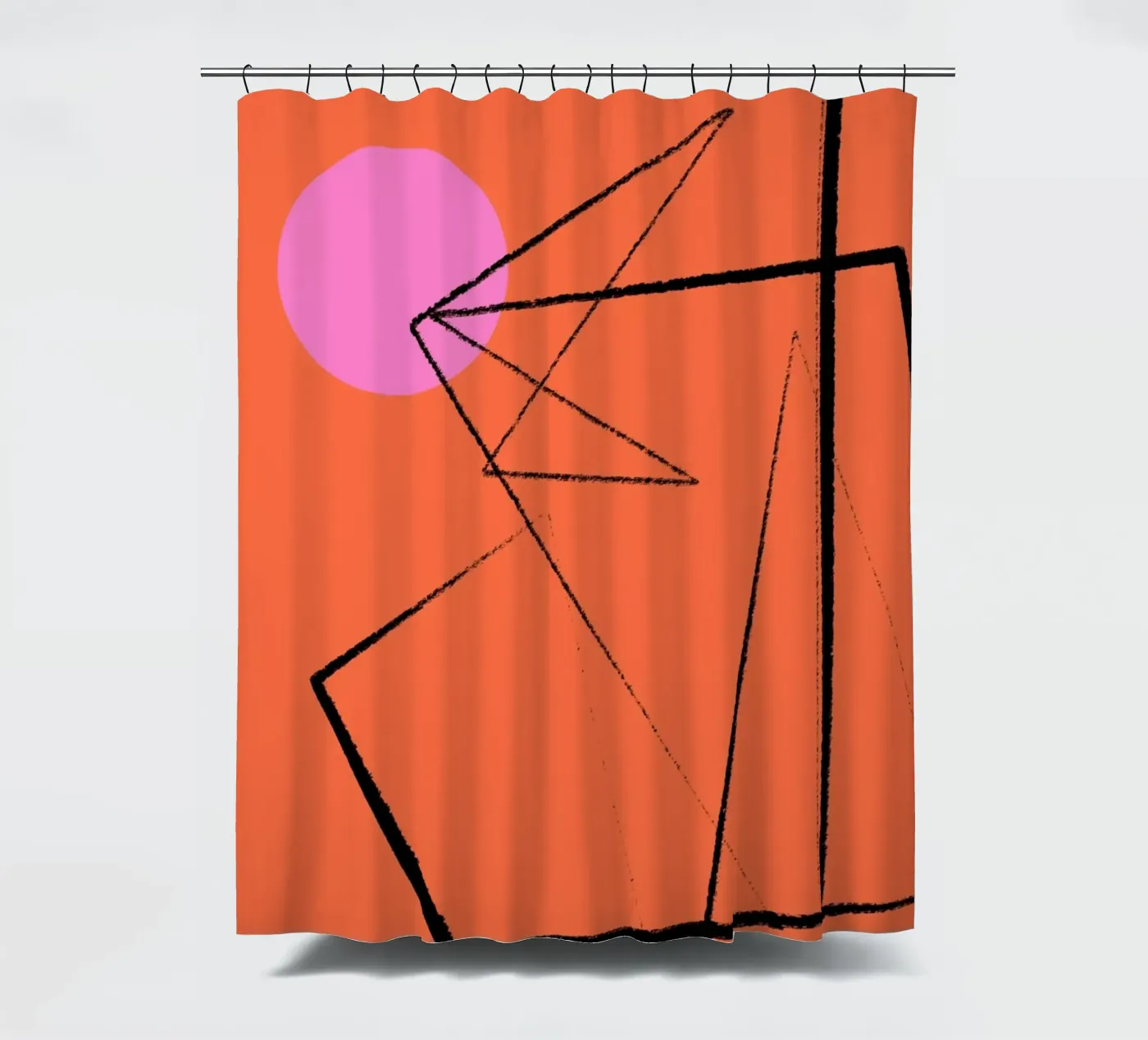 Angular Lines No 15 Duschvorhang von treechild