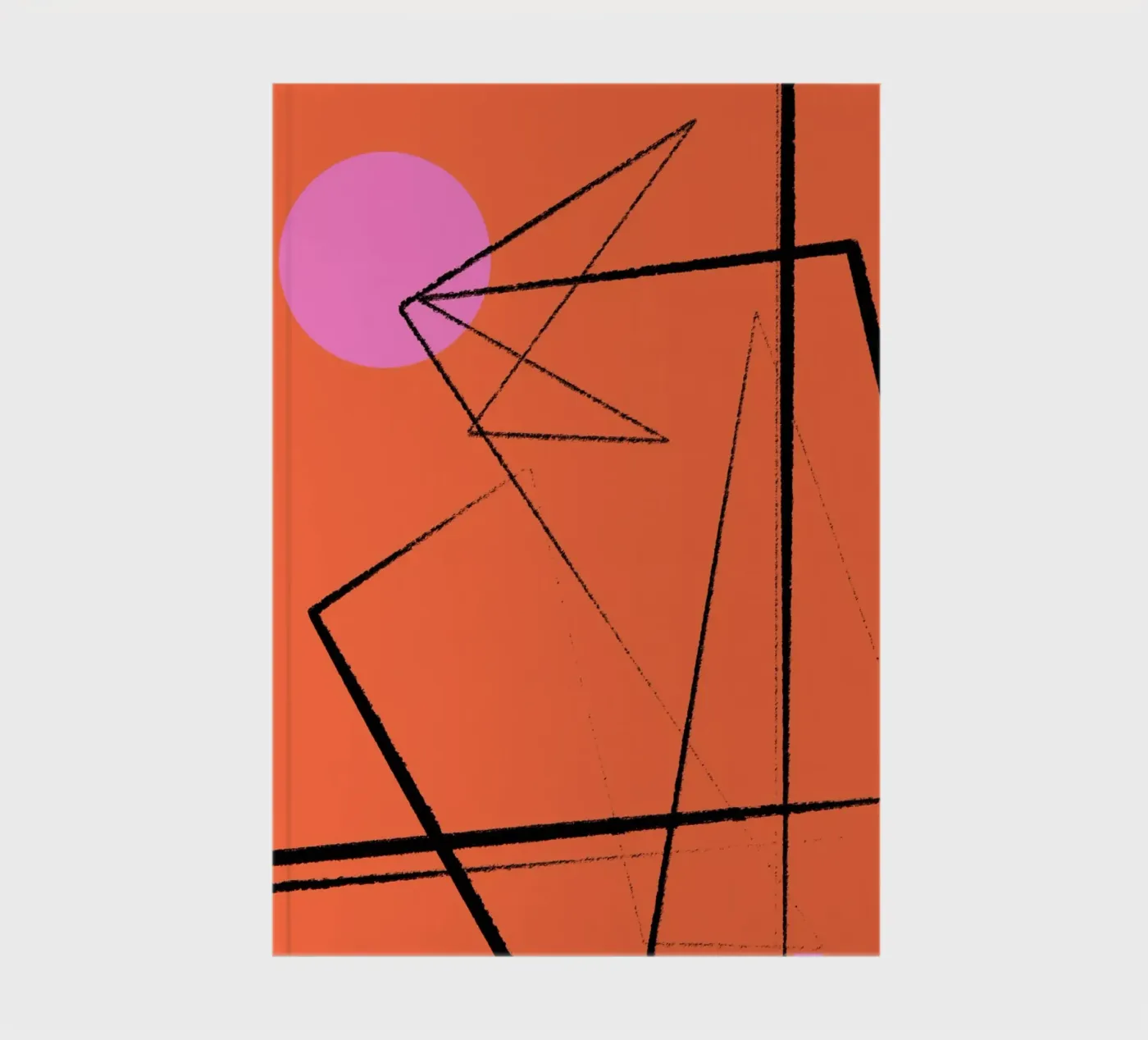 Angular Lines No 15 notebook by treechild