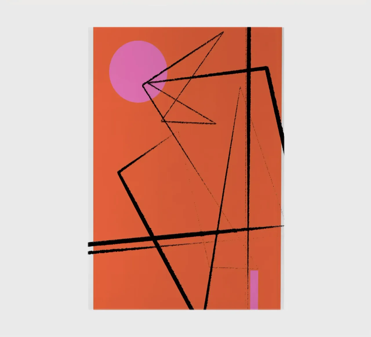 Angular Lines No 15 carnet de notes de treechild