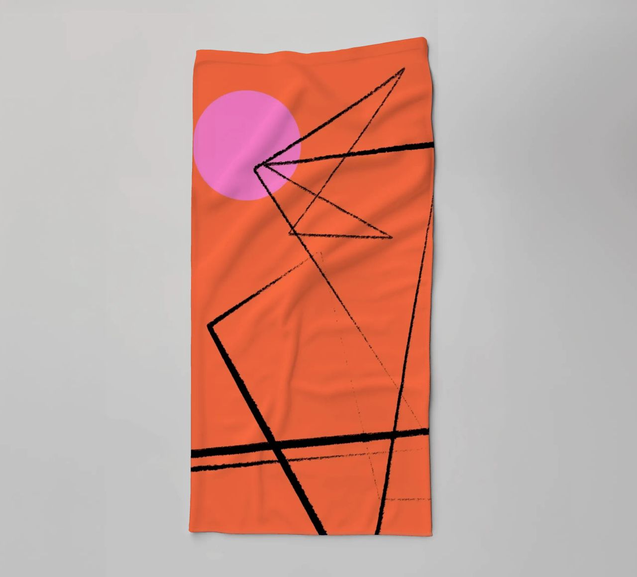 Angular Lines No 15 badhanddoek van treechild