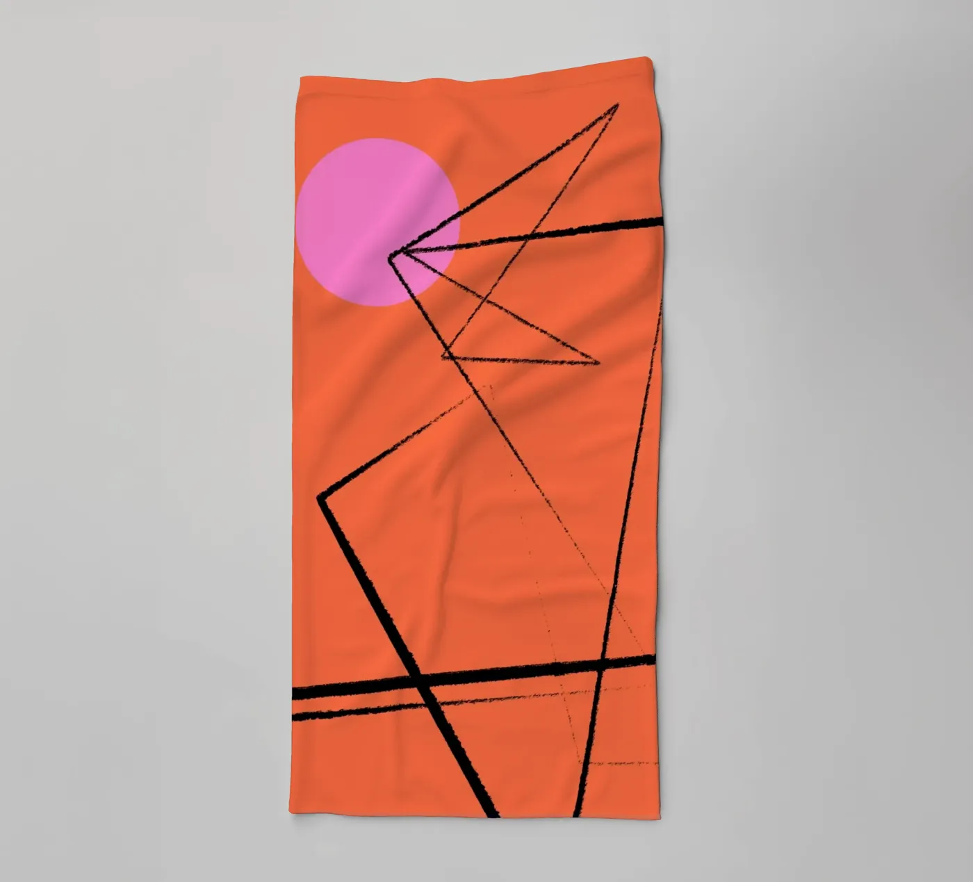 Angular Lines No 15 towel by treechild